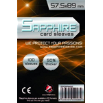 Sapphire Sleeves - Bustine Protettive Orange 57.5x89mm (100)