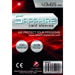 Sapphire Sleeves - Bustine Protettive Red 43x65mm (100)