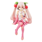 Figure Vocaloid - Hatsune Miku - PVC Statue Noodle Stopper Hatsune Miku Sakura Pearl Color Ver. 13 cm