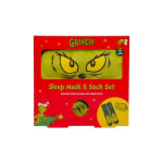 Set di calzini e maschera per dormire del GRINCH